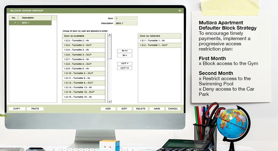 Building management can easily monitor outstanding amounts