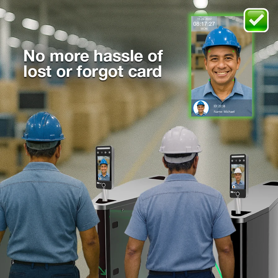 HOW TO CHOOSE BETWEEN CARD OR FACE READER FOR YOUR ACCESS CONTROL? 23 No more hassle of lost or forgot card mobile2