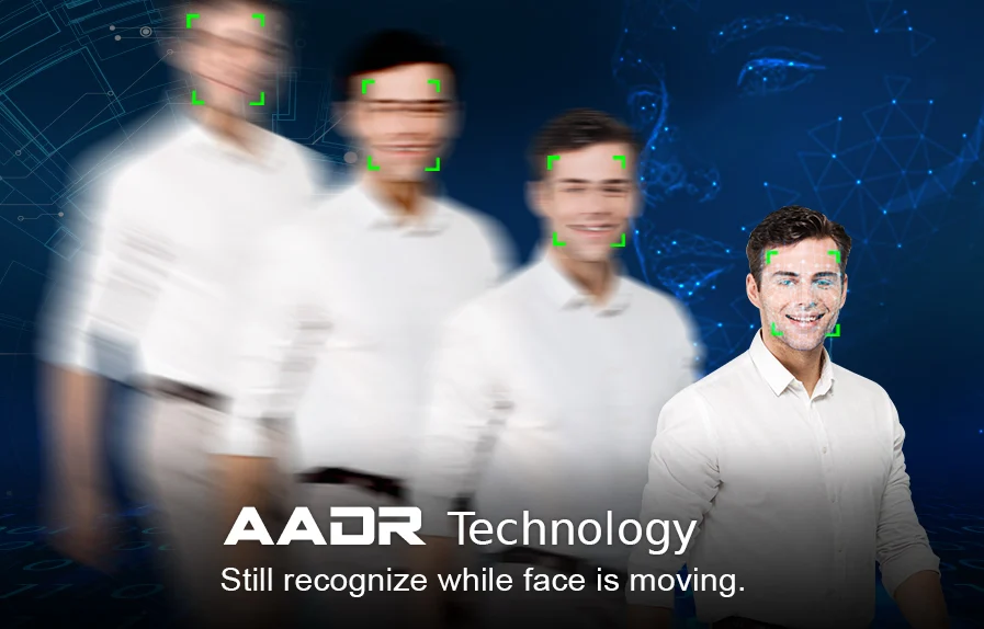 HOW TO CHOOSE BETWEEN CARD OR FACE READER FOR YOUR ACCESS CONTROL? 20 Our AADR technology starts2