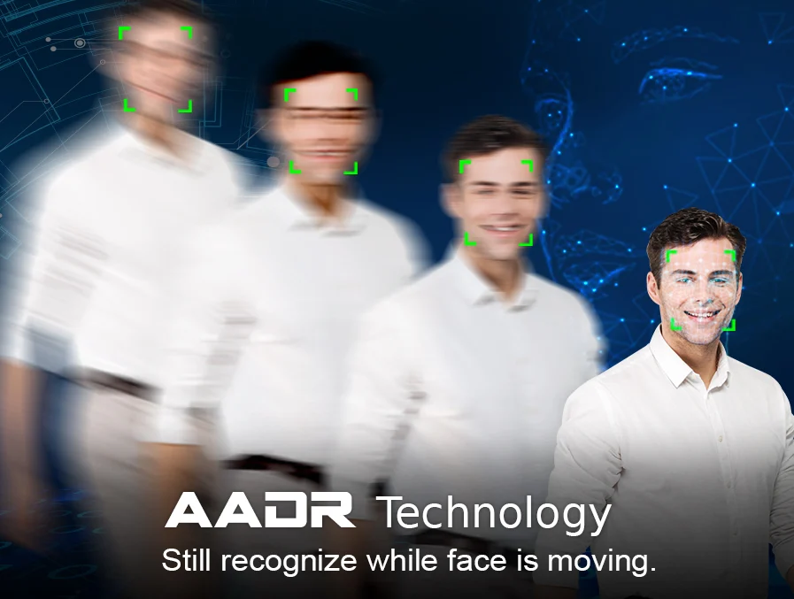 HOW TO CHOOSE BETWEEN CARD OR FACE READER FOR YOUR ACCESS CONTROL? 21 Our AADR technology starts mobile2