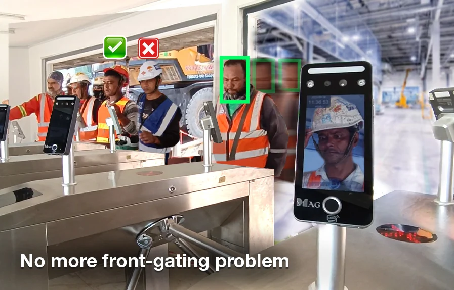HOW TO CHOOSE BETWEEN CARD OR FACE READER FOR YOUR ACCESS CONTROL? 14 Our ADM technology detects2