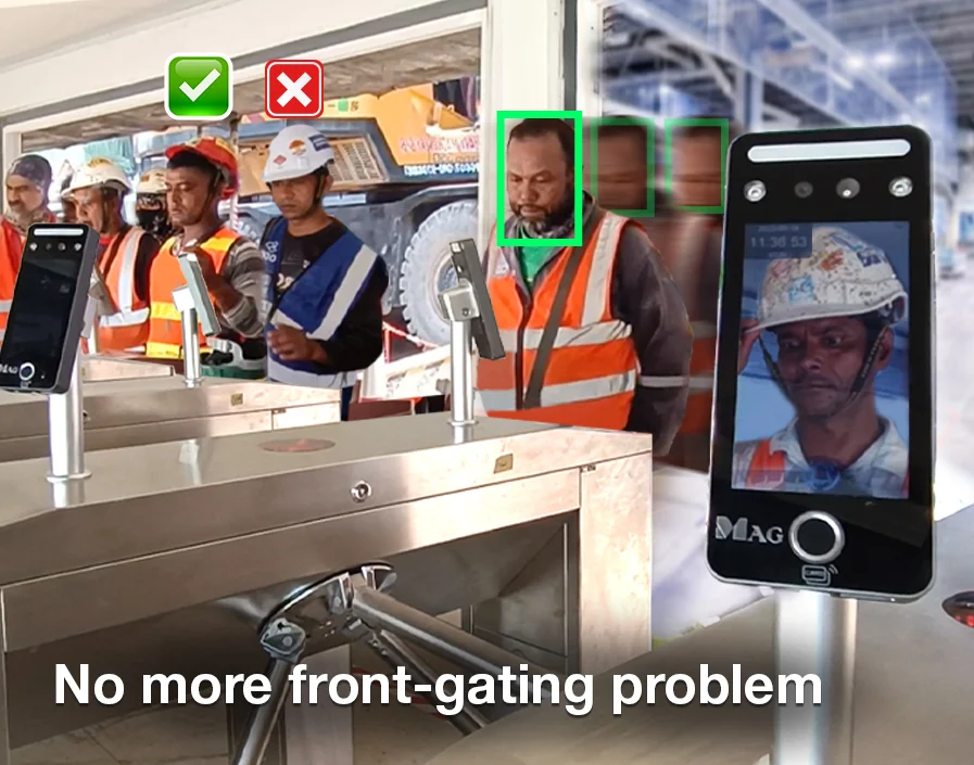 HOW TO CHOOSE BETWEEN CARD OR FACE READER FOR YOUR ACCESS CONTROL? 15 Our ADM technology detects mobile2