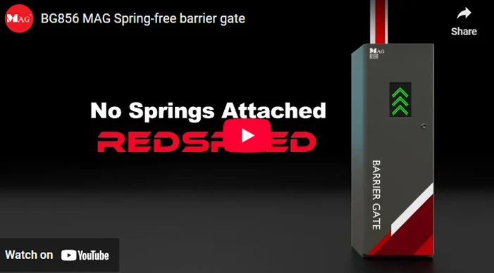 BG856 MAG Spring-free barrier gate