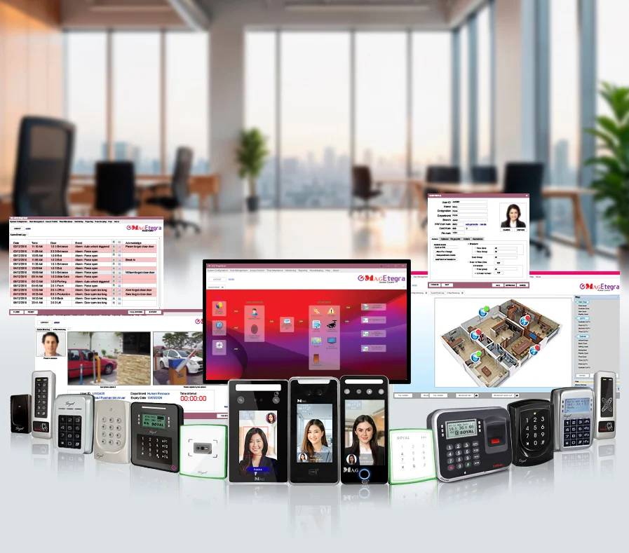 HOW TO CHOOSE BETWEEN CARD OR FACE READER FOR YOUR ACCESS CONTROL? 40 Total facility and um system mobile