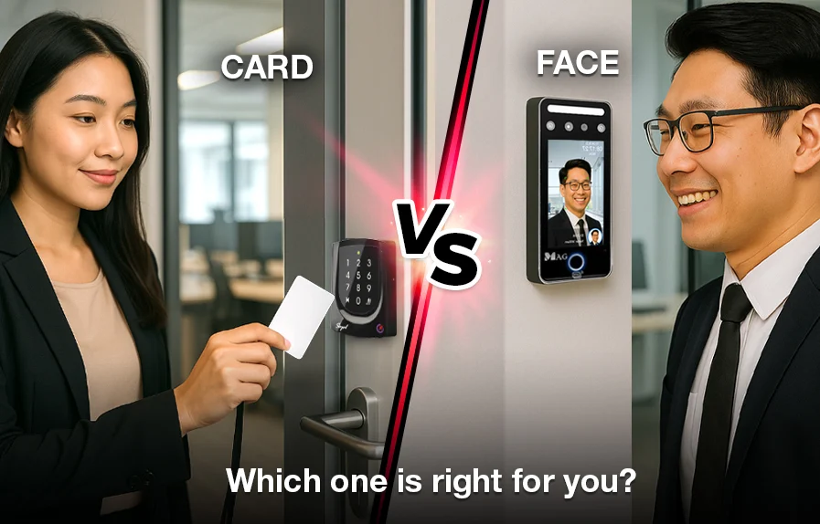 HOW TO CHOOSE BETWEEN CARD OR FACE READER FOR YOUR ACCESS CONTROL? 2 which one is right for you 3