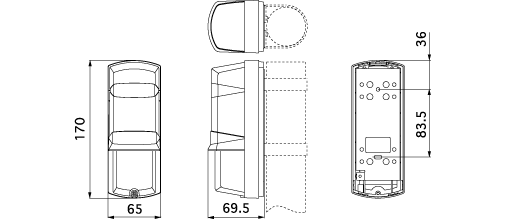 Optex rxc st схема подключения