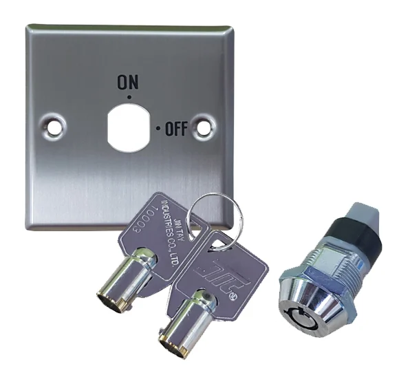 Key Switch with Plate product Key Switch with Plate product