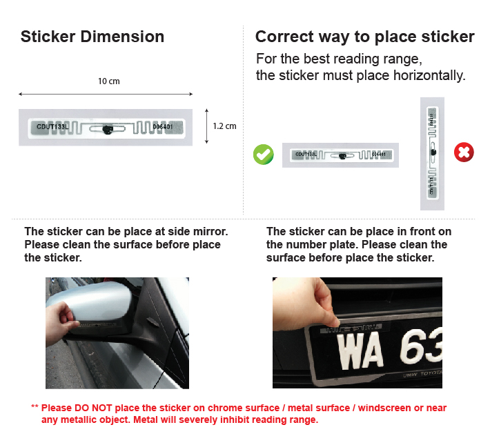 ar300u Xclone correct way to place UHF sticker 01 1