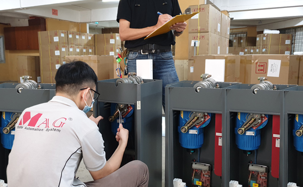 Project Specification 2 Picture of the technician doing QC 2