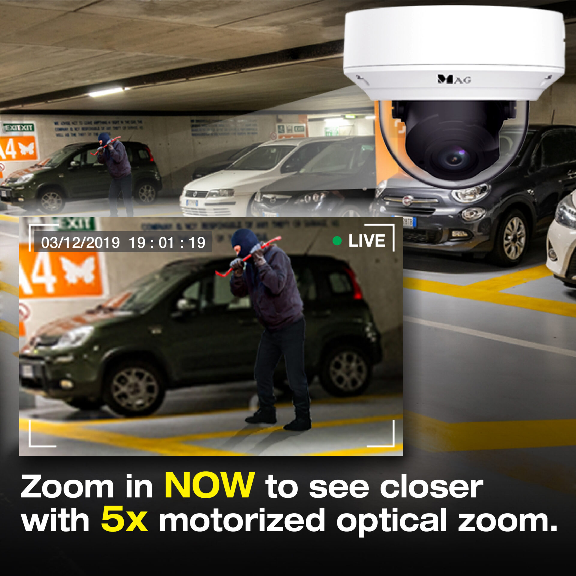 IP CCTV motorized