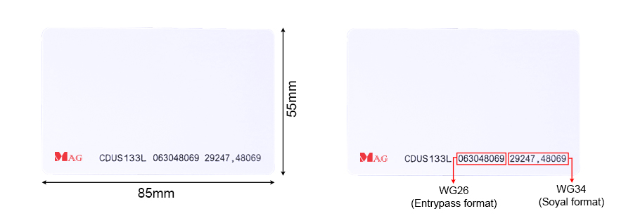 CDUT133L – UHF (ANTI CLONE) ANTI-TEAR STICKER