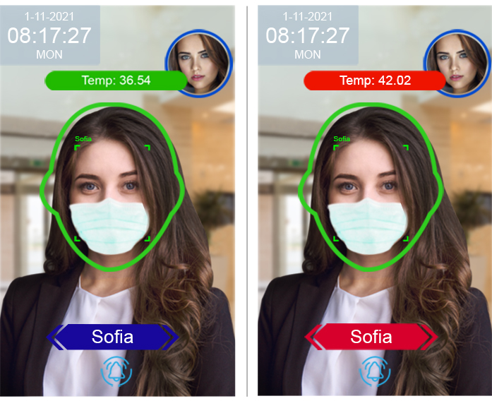 Best Face Recognition with temperature supplier