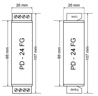 PD 12FG dimension