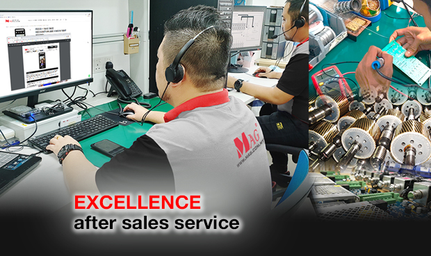 Excellence after sales servise