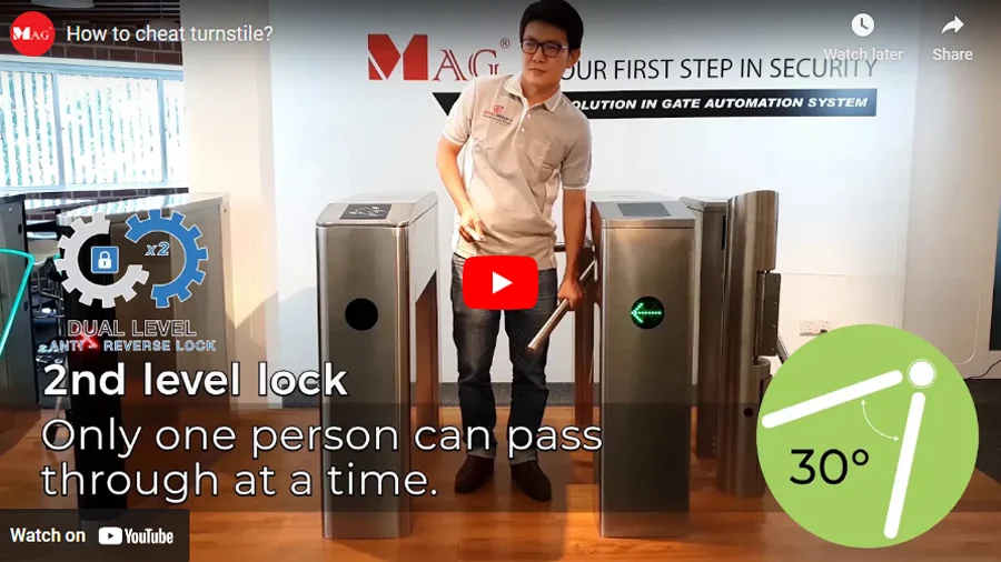 7 points to check if your MAG turnstile is original?