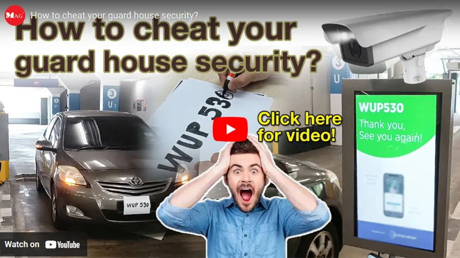 How to cheat your guard house security?