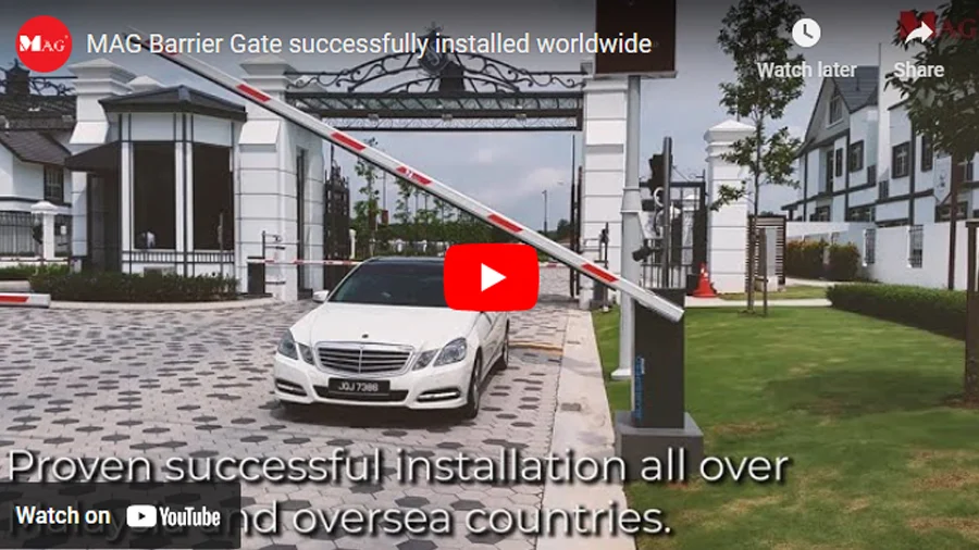 MAG Barrier Gate successfully installed worldwide