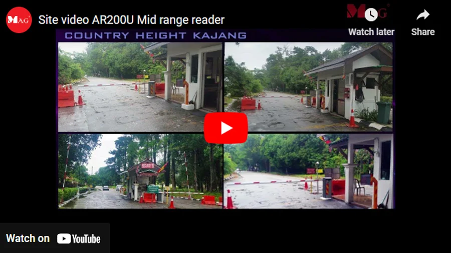 Site video AR200U Mid range reader