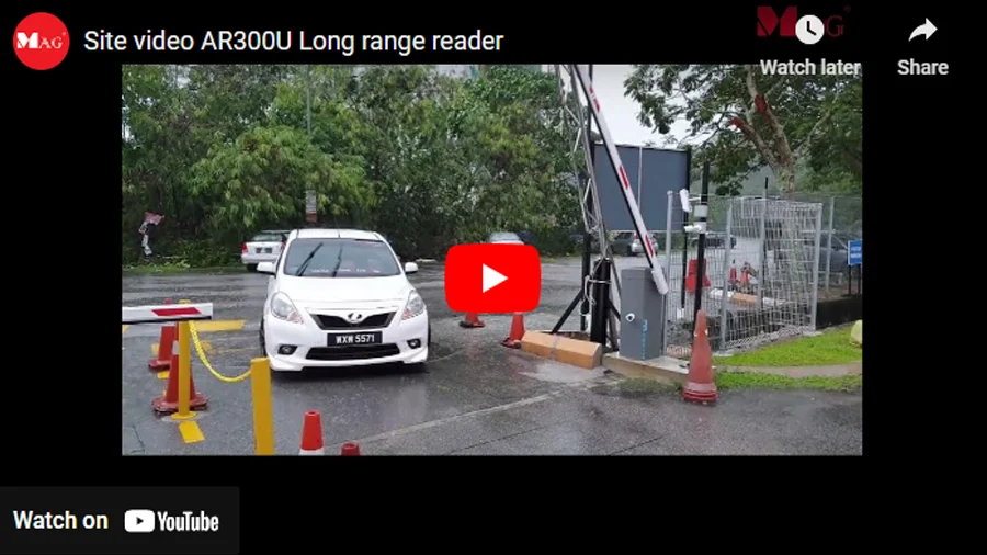 Site video AR300U Long range reader