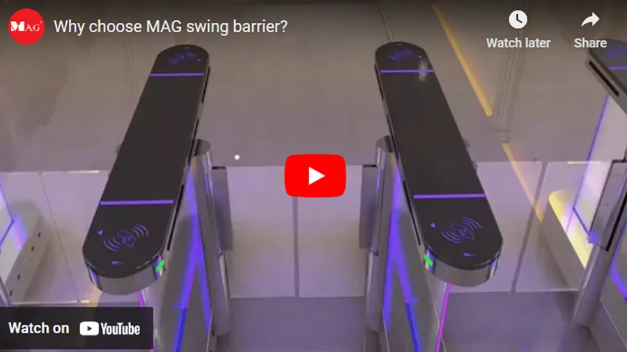 Why choose MAG swing barrier?