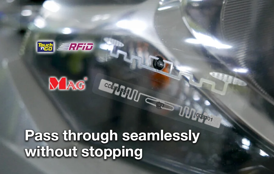 pass through seamlessly without stopping