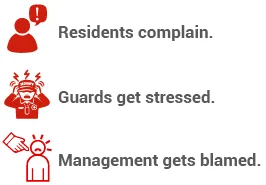 residence guards management mobile view 01