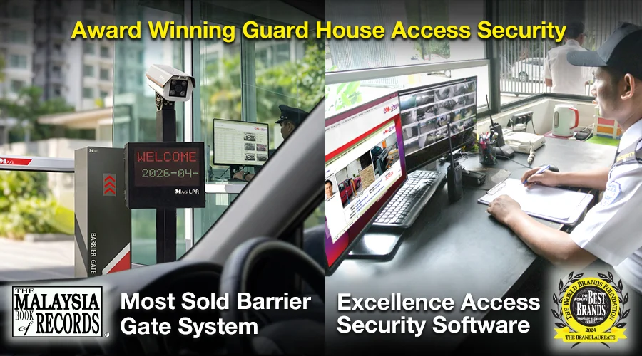 Award winning guard house parking access system Dekstop Barrier Gate LPR 10